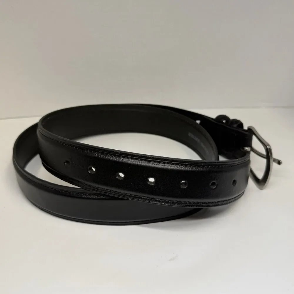 Columbia Men’s Goose Lake Black Leather Casual Everyday Belt Sz XL 42-44